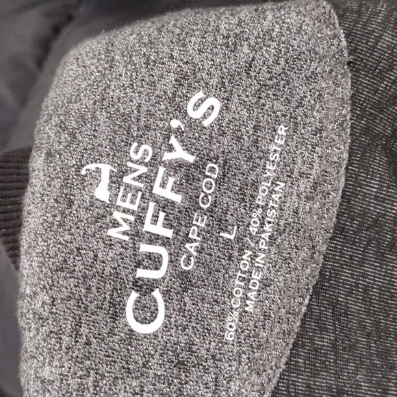 Cuffys Cape Cod grey and black zip jacket with pockets. Large - Picture 2 of 8